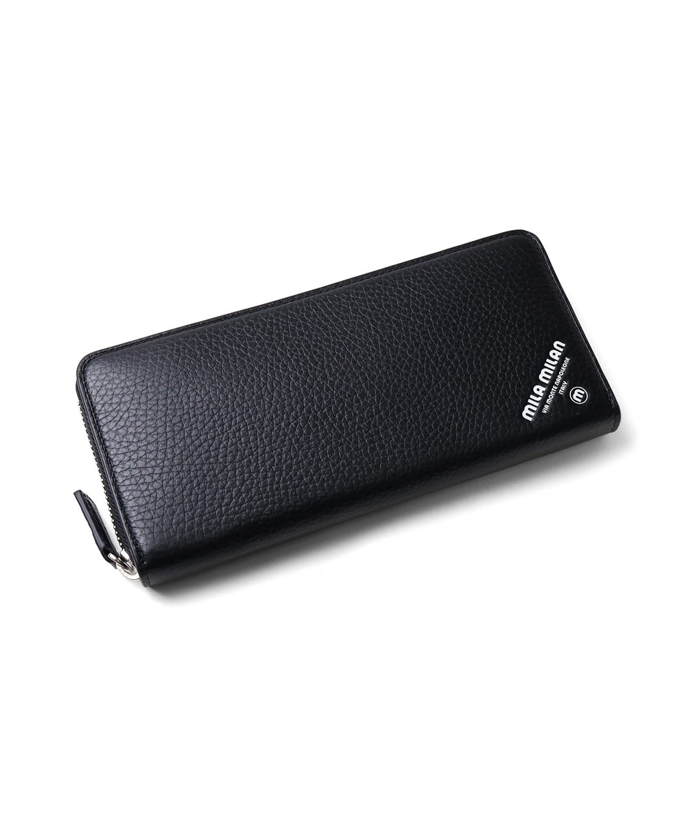 ミラ・ミラン コパー ラウンドファスナー長財布 カード段12