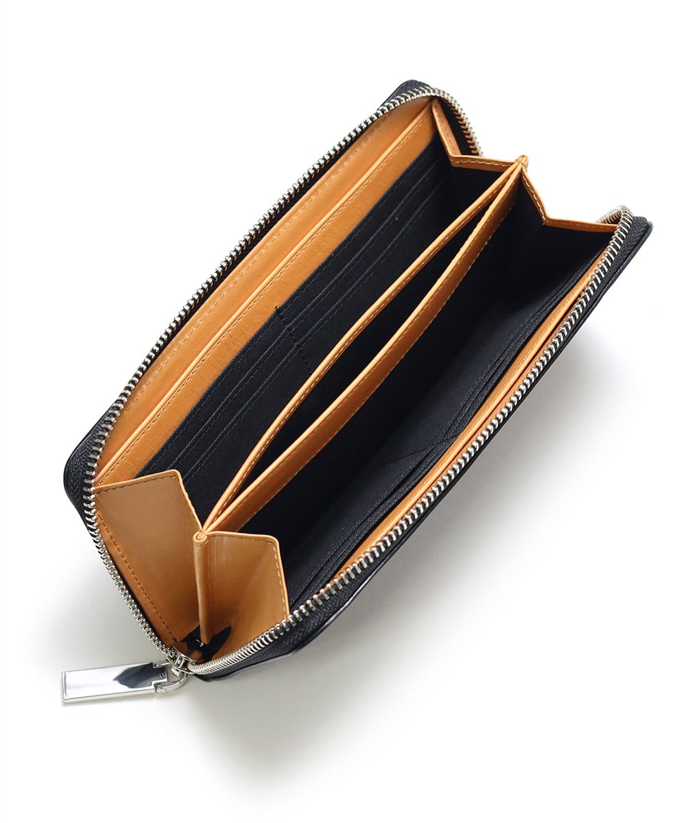 ミラ・ミラン ピスタ ラウンドファスナー長財布 純札 カード段12