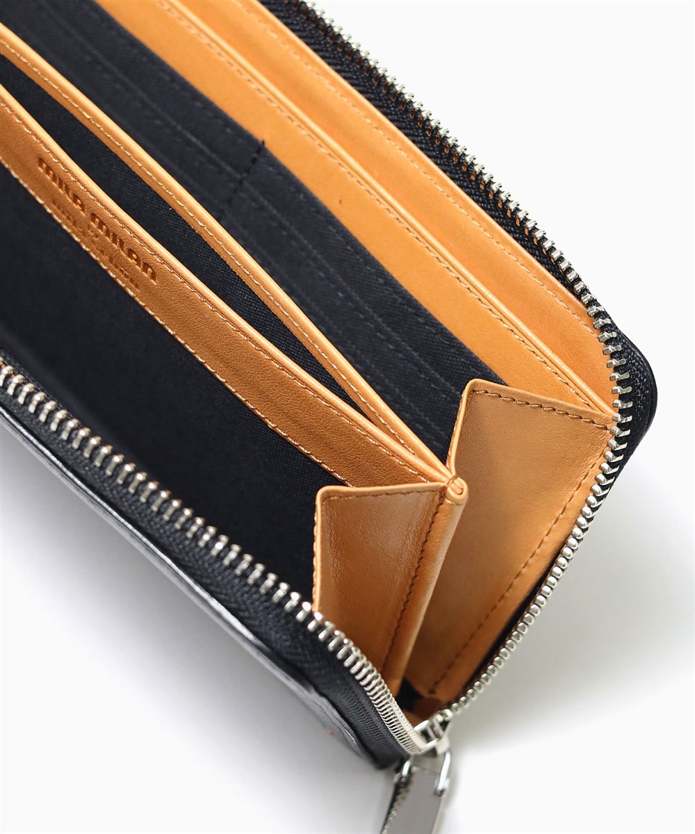 ミラ・ミラン ピスタ ラウンドファスナー長財布 純札 カード段12