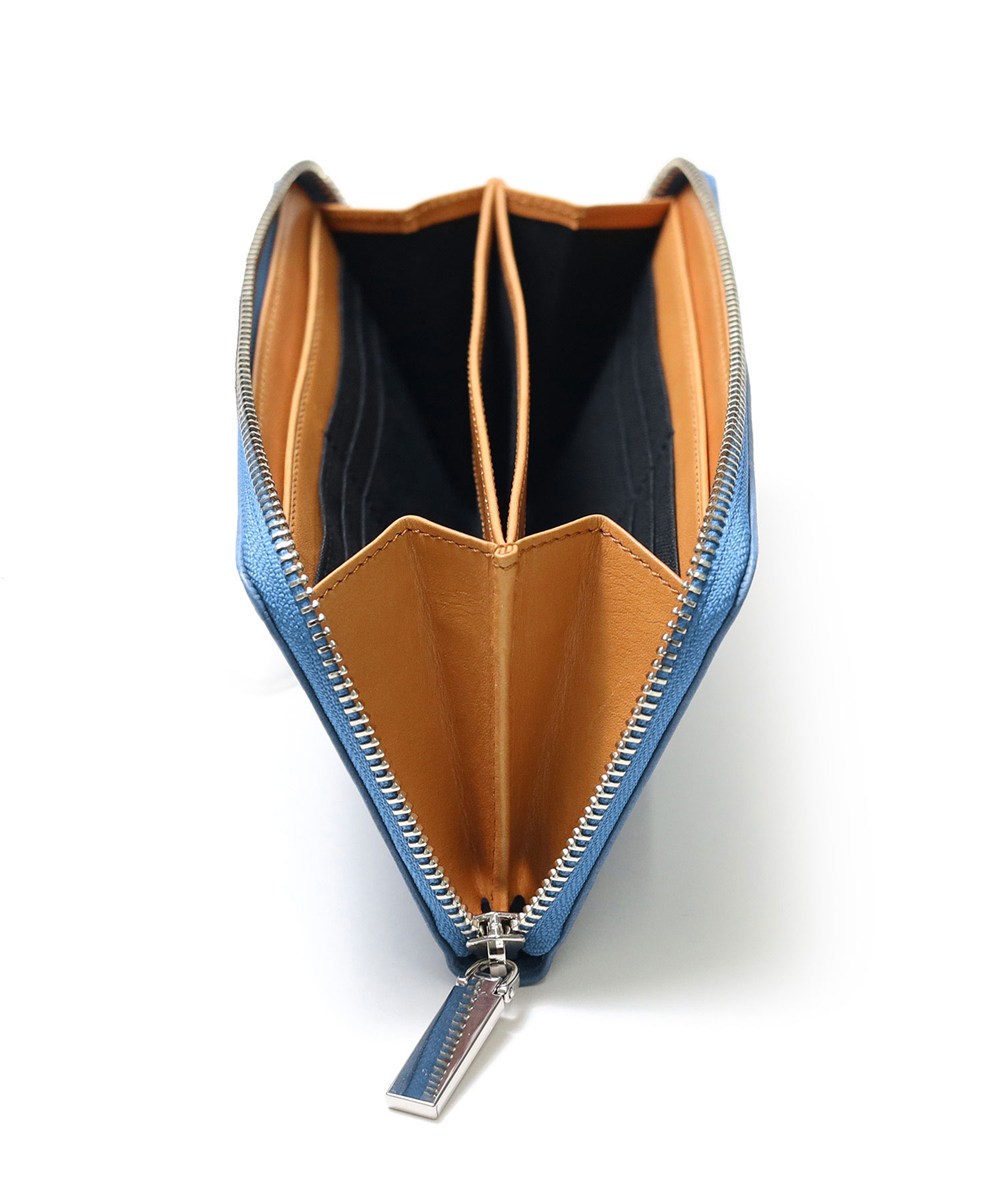 ミラ・ミラン ピスタ ラウンドファスナー長財布 純札 カード段12