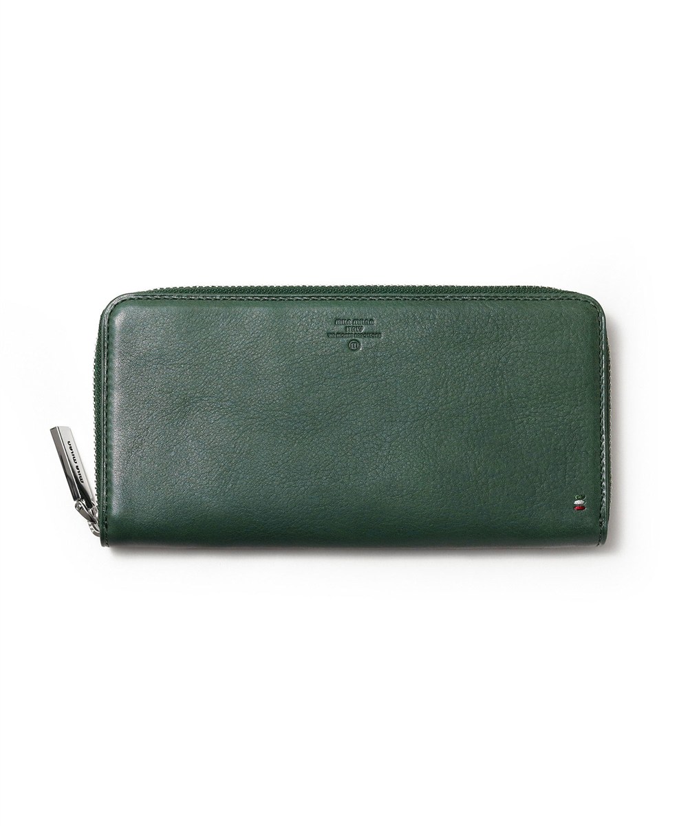 ミラ・ミラン ピスタ ラウンドファスナー長財布 純札 カード段12