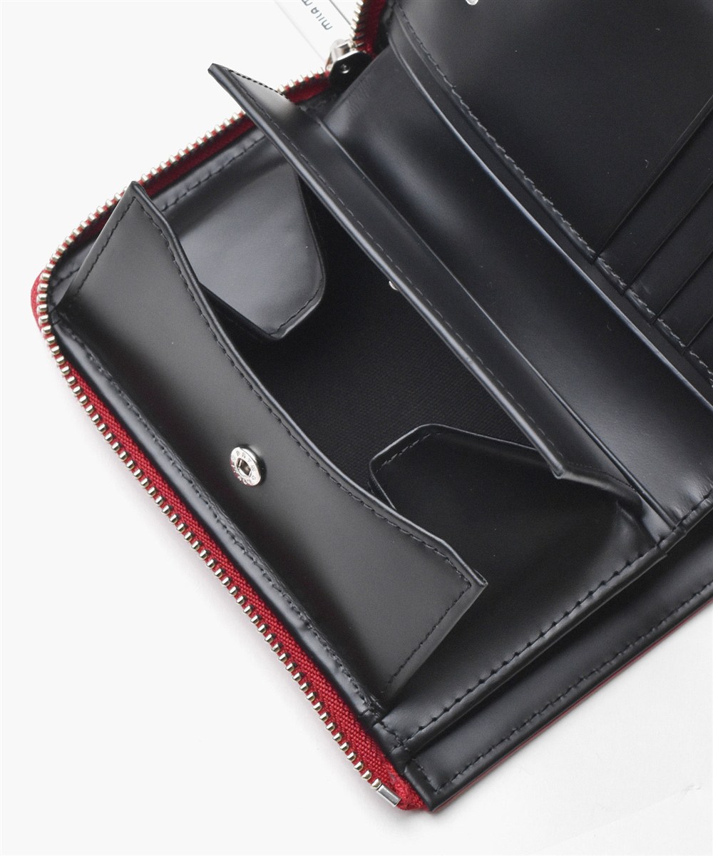 ミラ・ミラン ミオ L字ファスナー セミ長財布 カード段6