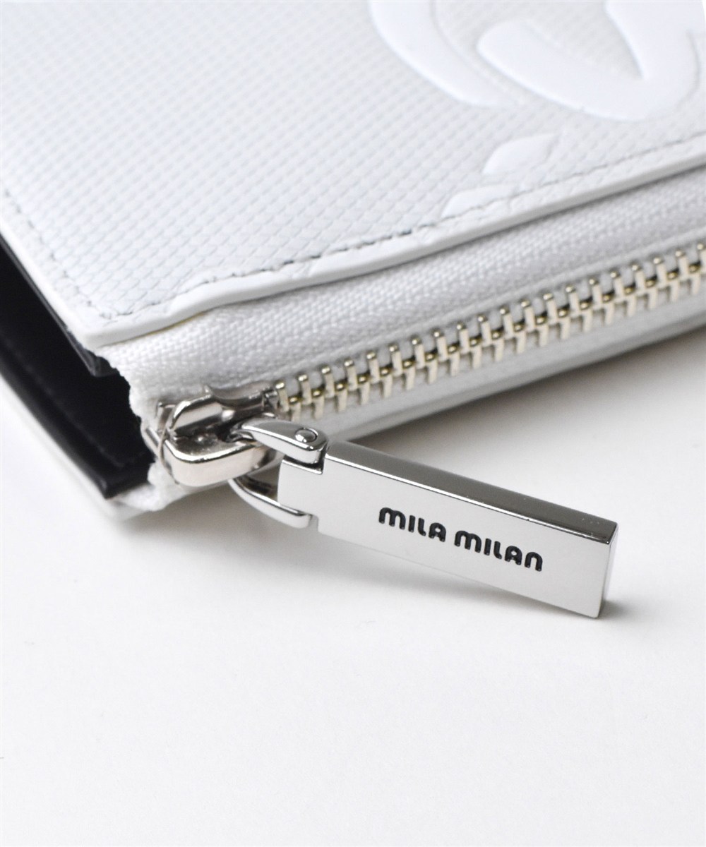 ミラ・ミラン ミオ L字ファスナー セミ長財布 カード段6