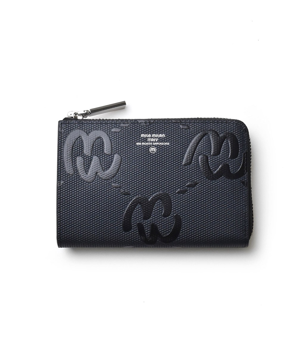 ミラ・ミラン ミオ L字ファスナー セミ長財布 カード段6