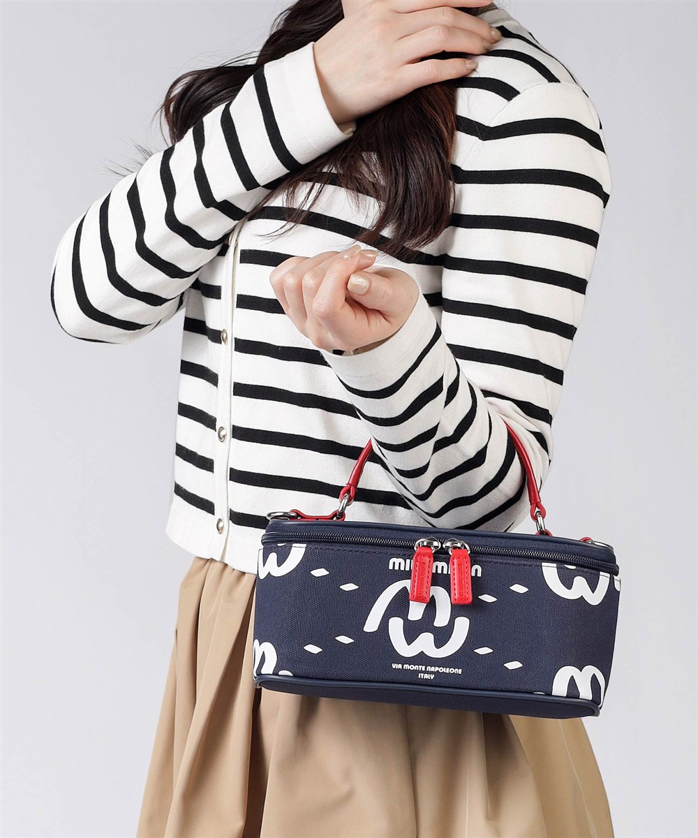 ミラ・ミラン ミミ ショルダーバッグ兼用ミニカートバッグ ヨコ型