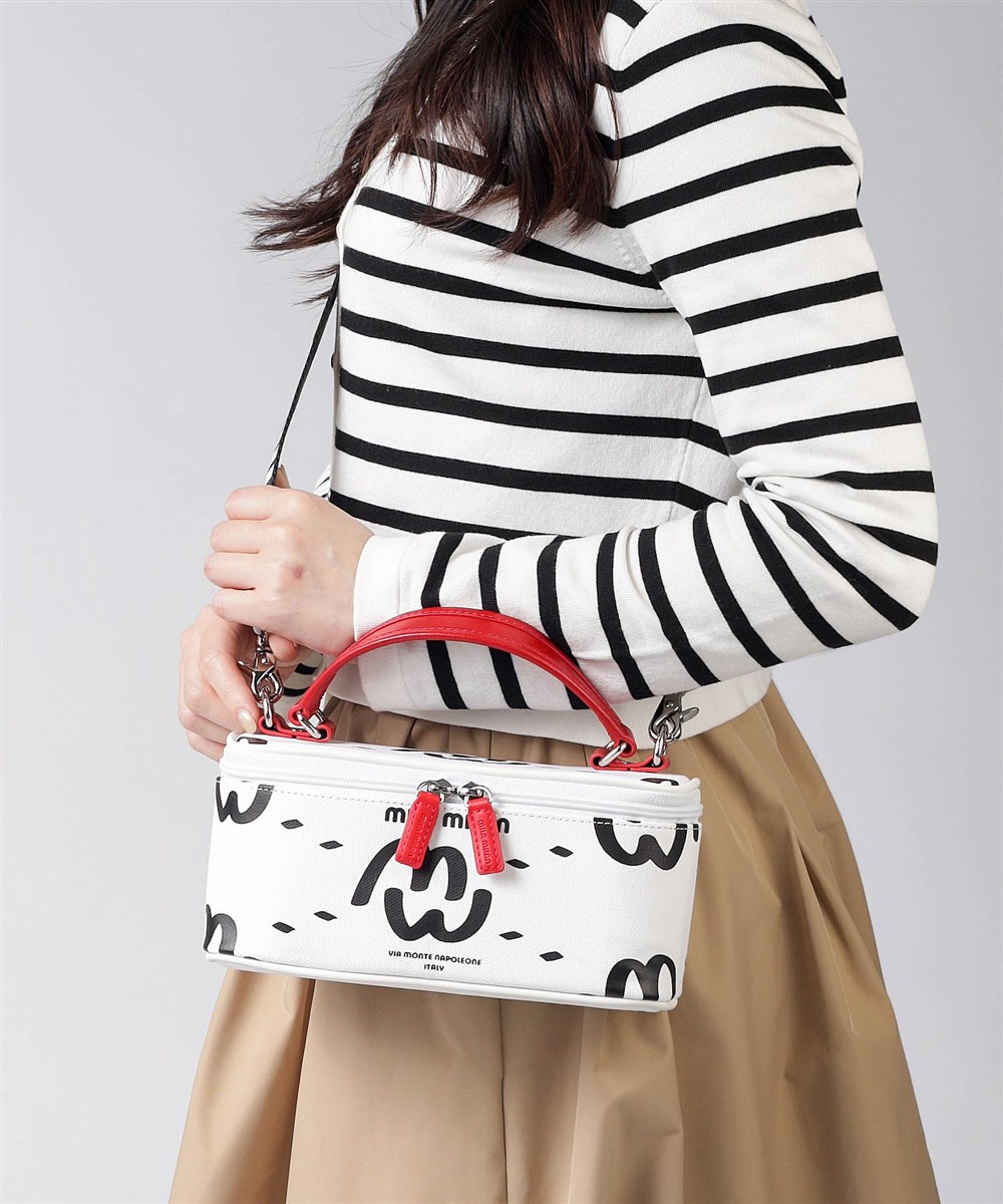 ミラ・ミラン ミミ ショルダーバッグ兼用ミニカートバッグ ヨコ型