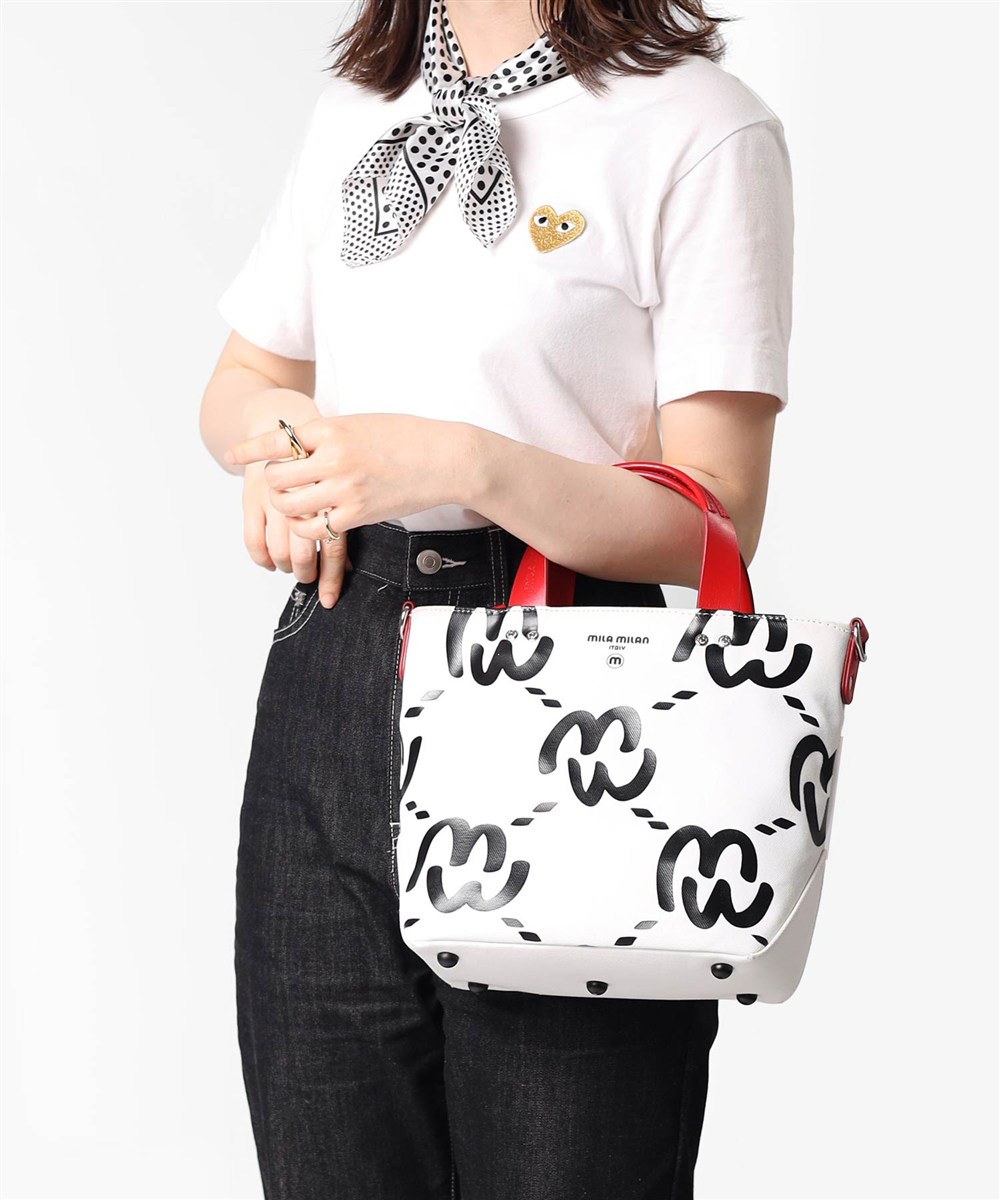 ミラ・ミラン ミミ ショルダーバッグ兼用 ミニトートバッグ