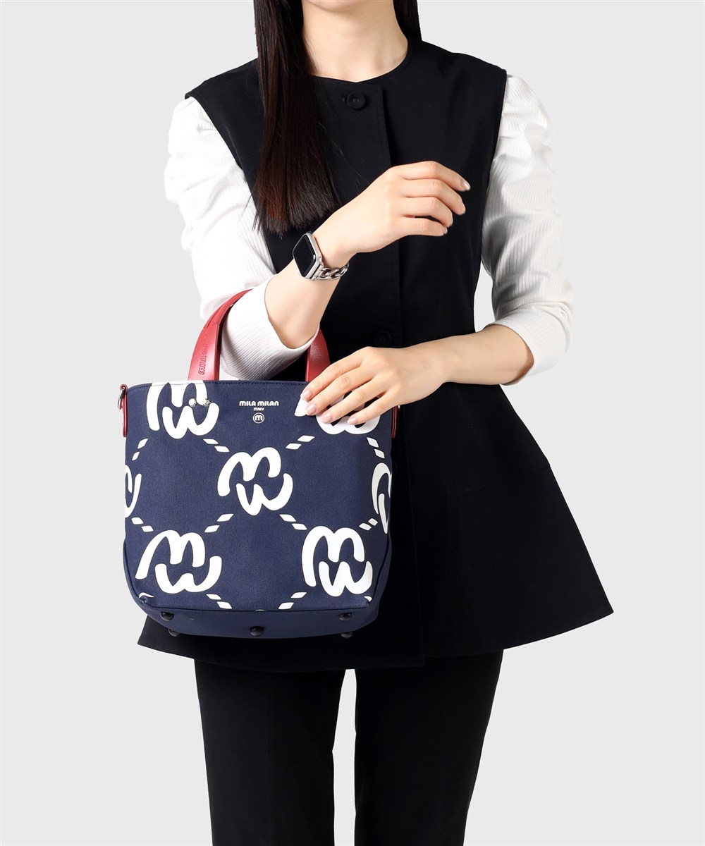 ミラ・ミラン ミミ ショルダーバッグ兼用 ミニトートバッグ