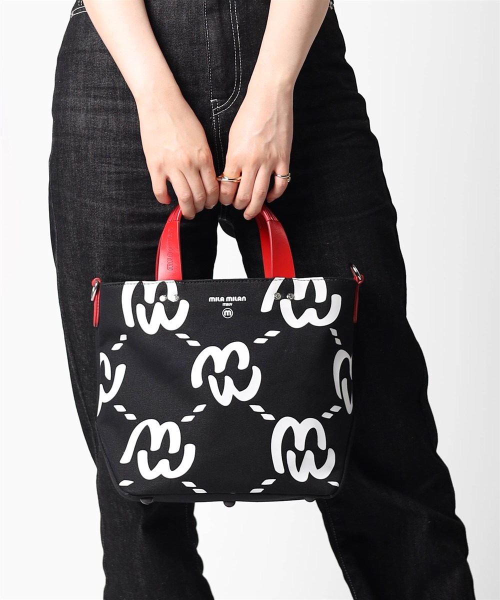 ミラ・ミラン ミミ ショルダーバッグ兼用 ミニトートバッグ