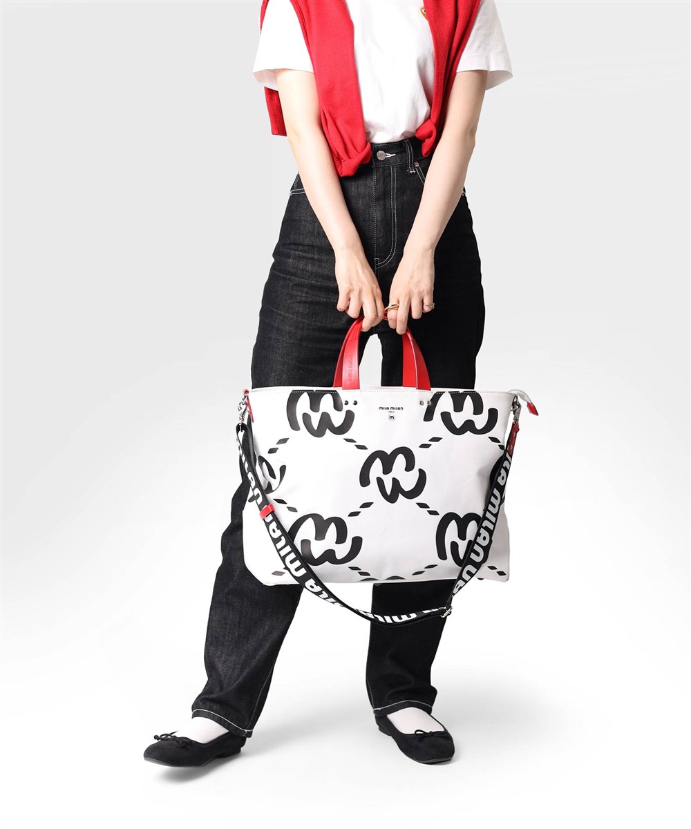 ミラ・ミラン ミミ トートボストンバッグ B4 2WAY
