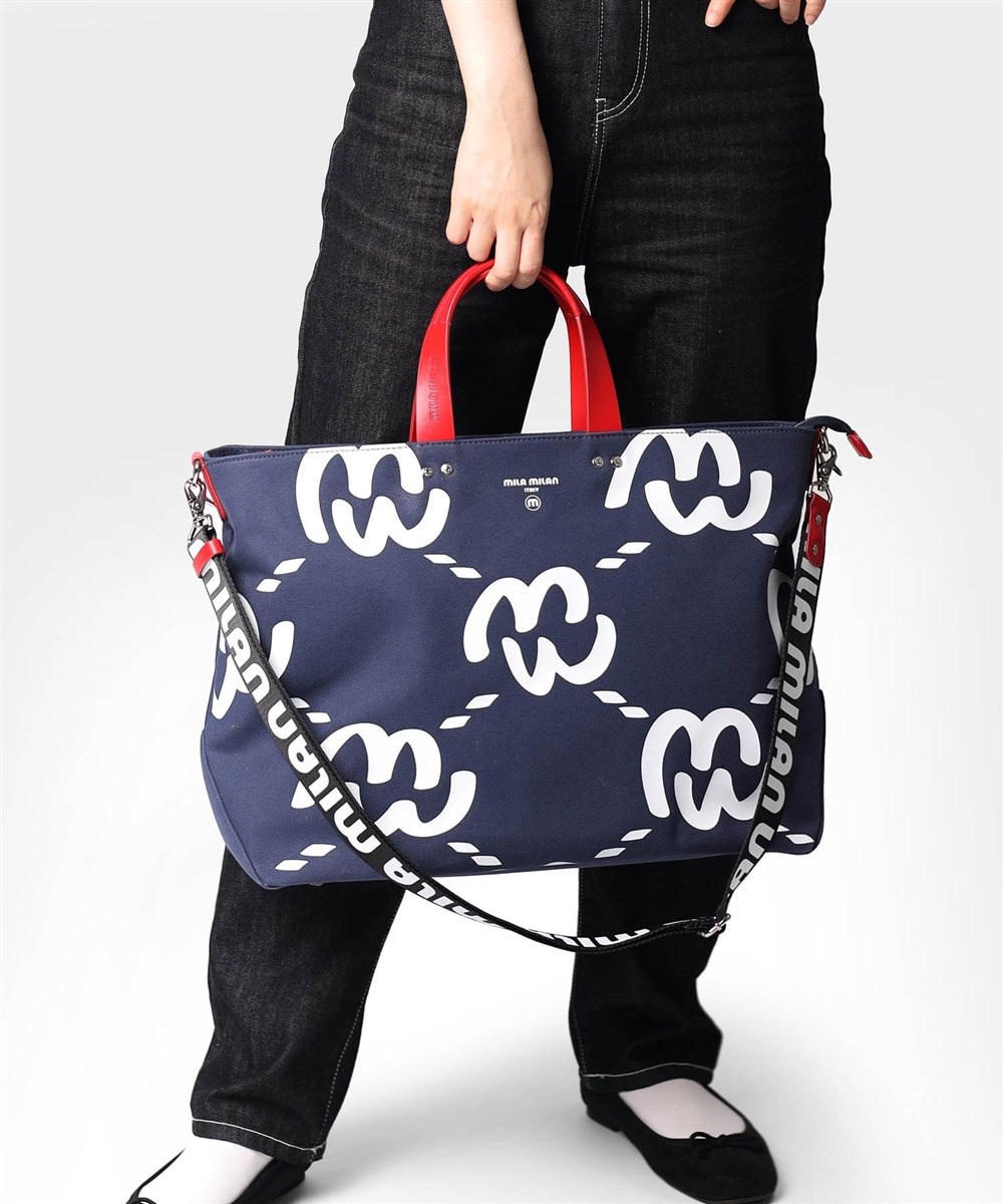 ミラ・ミラン ミミ トートボストンバッグ B4 2WAY