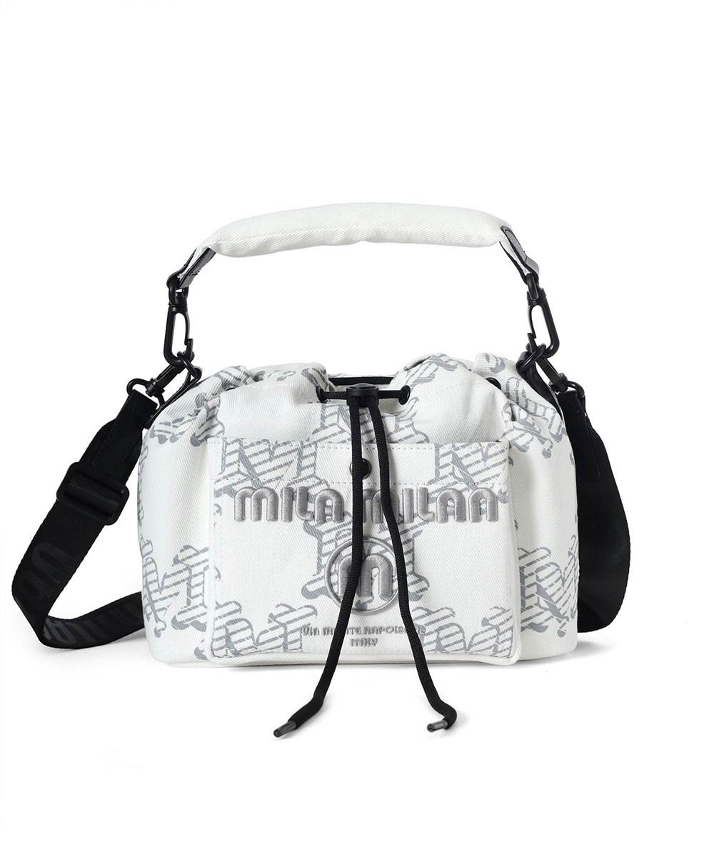 ミラ・ミラン デニーモ 巾着ショルダーバッグ