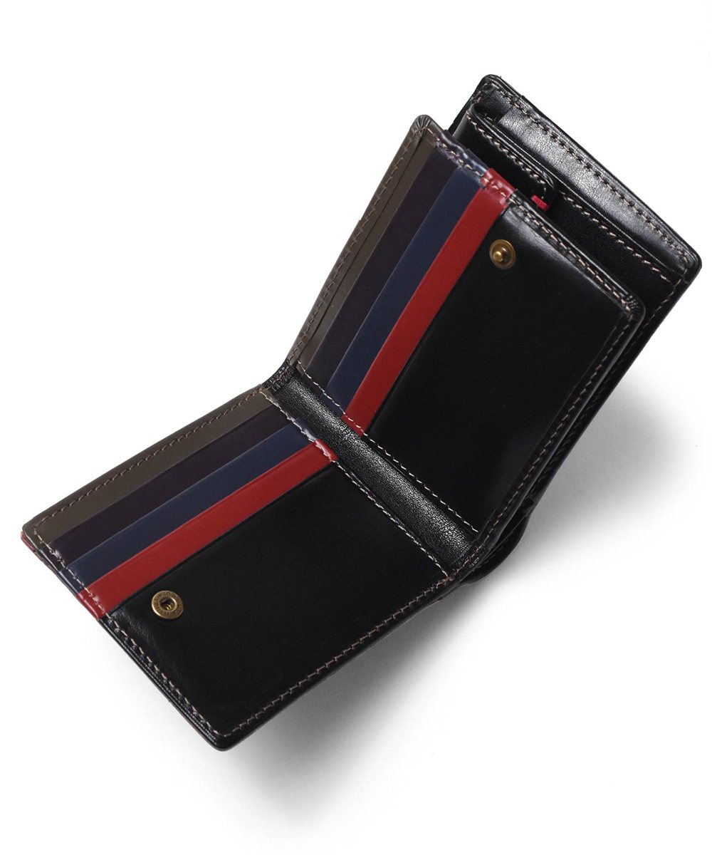 タケオキクチ エリア 二つ折り財布 中ベラ付き（カード段14）【S26KE】