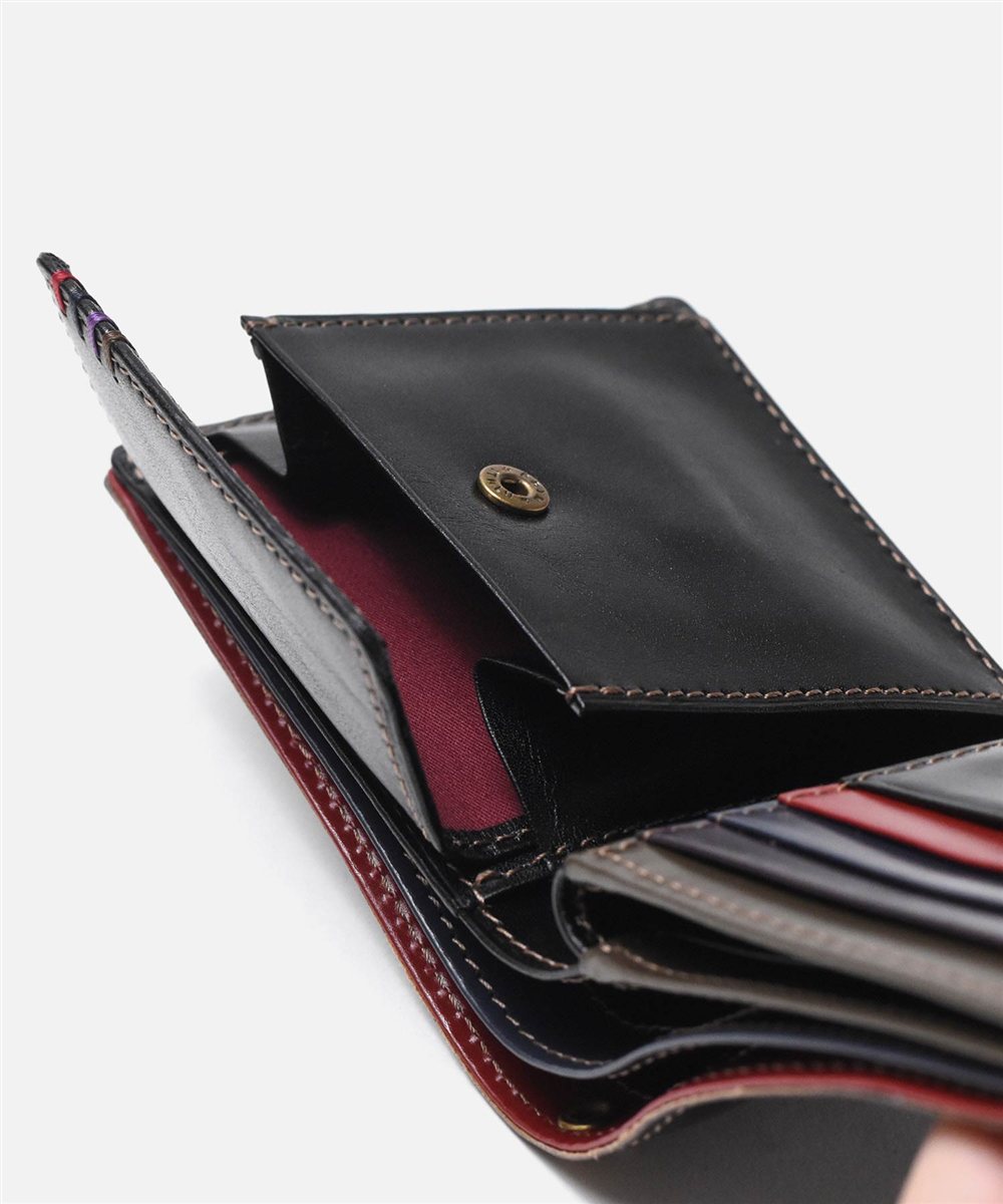 タケオキクチ エリア 二つ折り財布 中ベラ付き（カード段14）【S26KE】