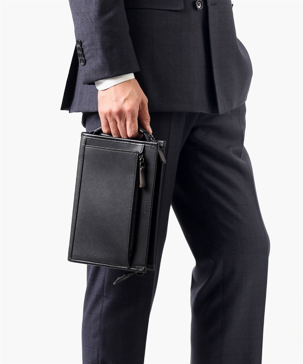 タケオキクチ ナビ メンズポーチ 24cm