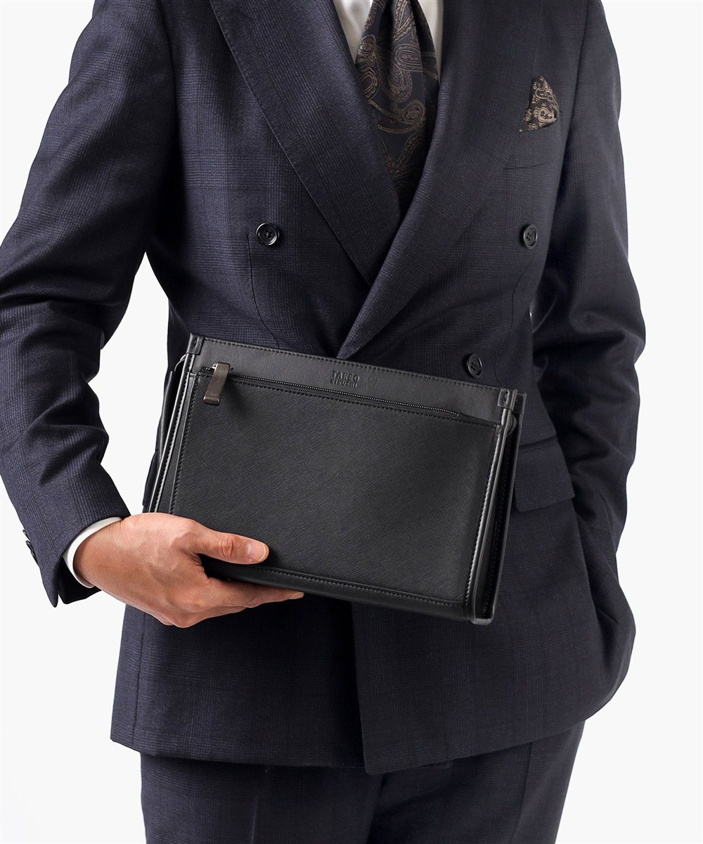 タケオキクチ ナビ メンズポーチ 27cm