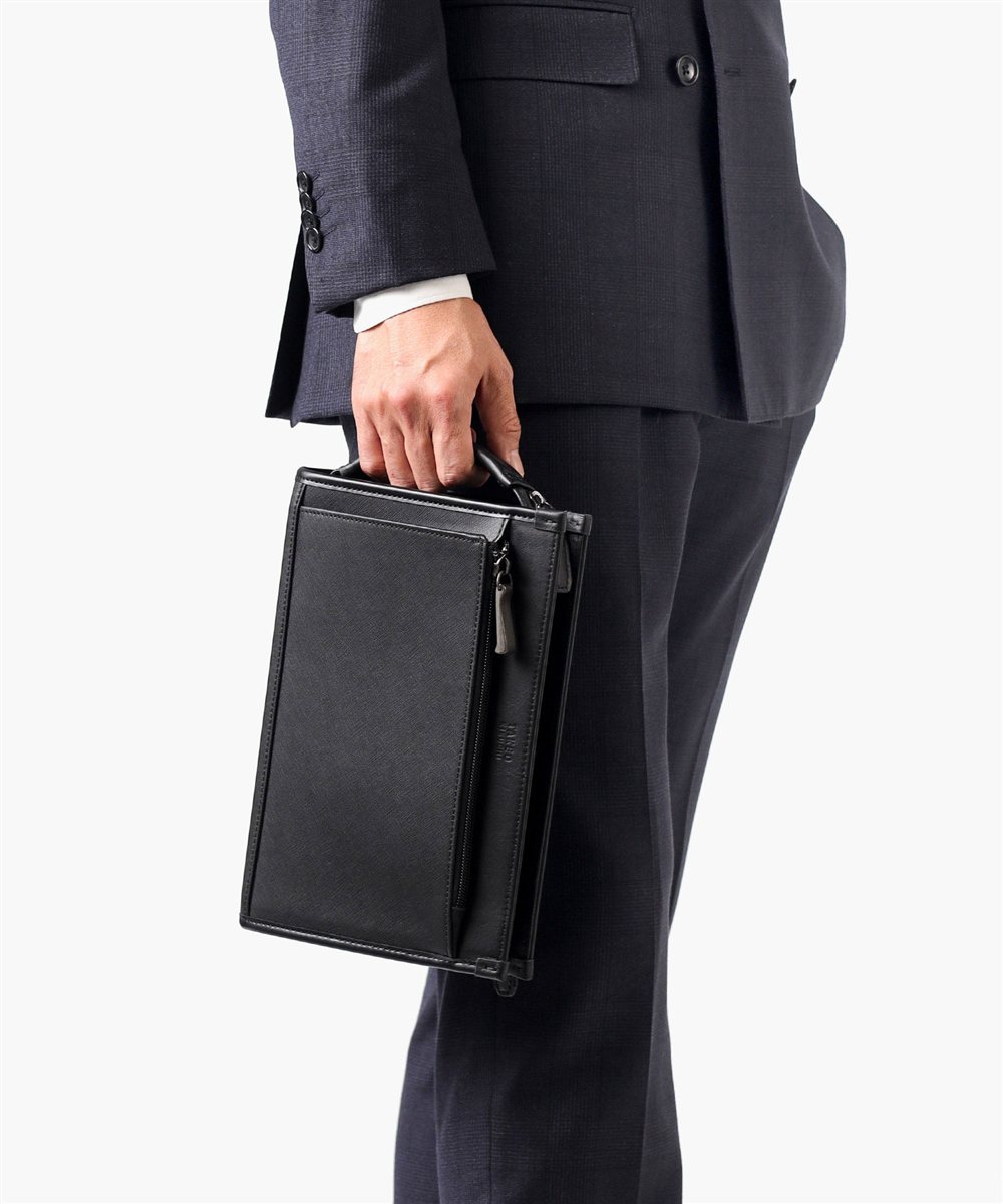 タケオキクチ ナビ メンズポーチ 27cm