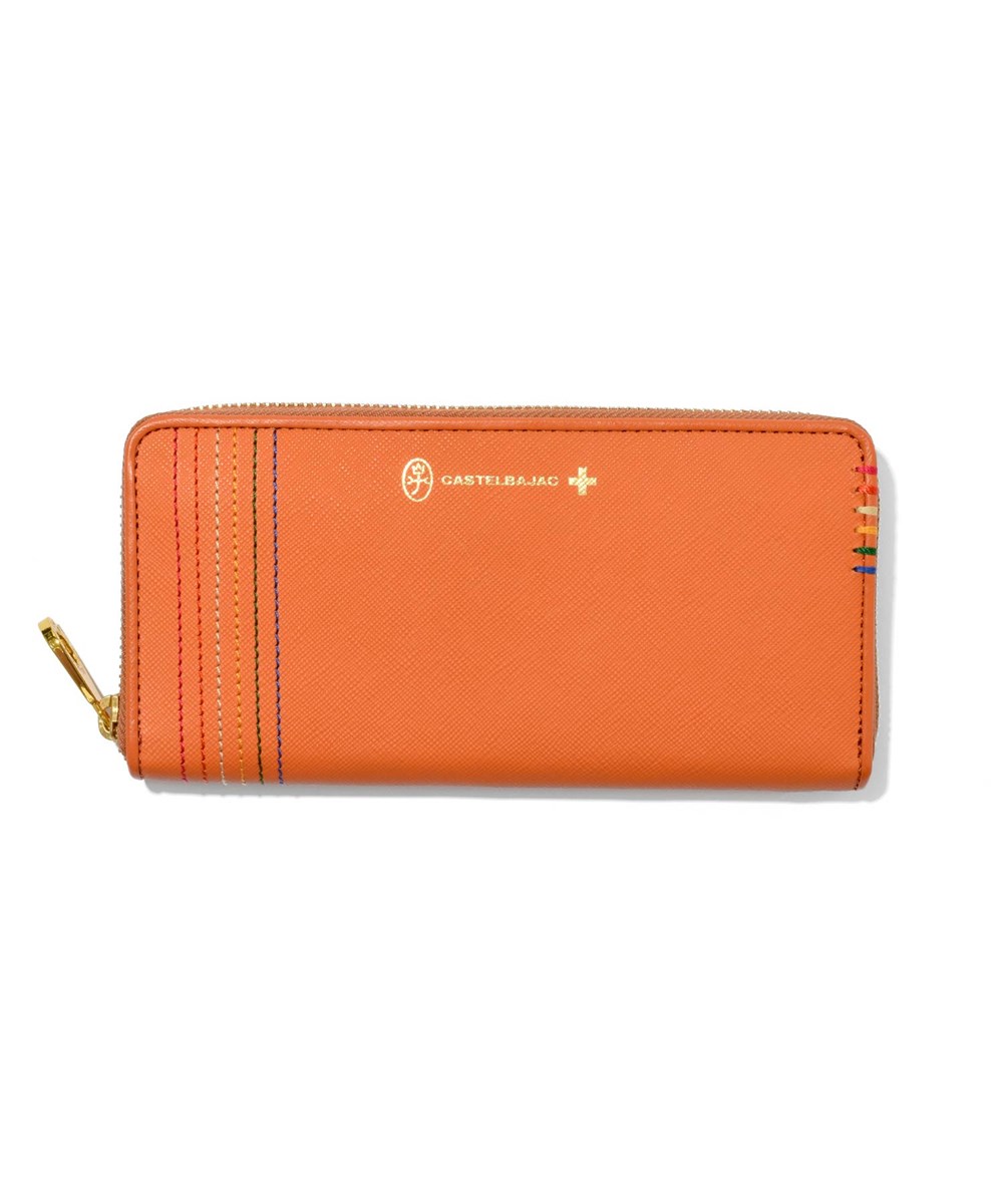 カステルバジャック シェスト ラウンドファスナー長財布 カード段12