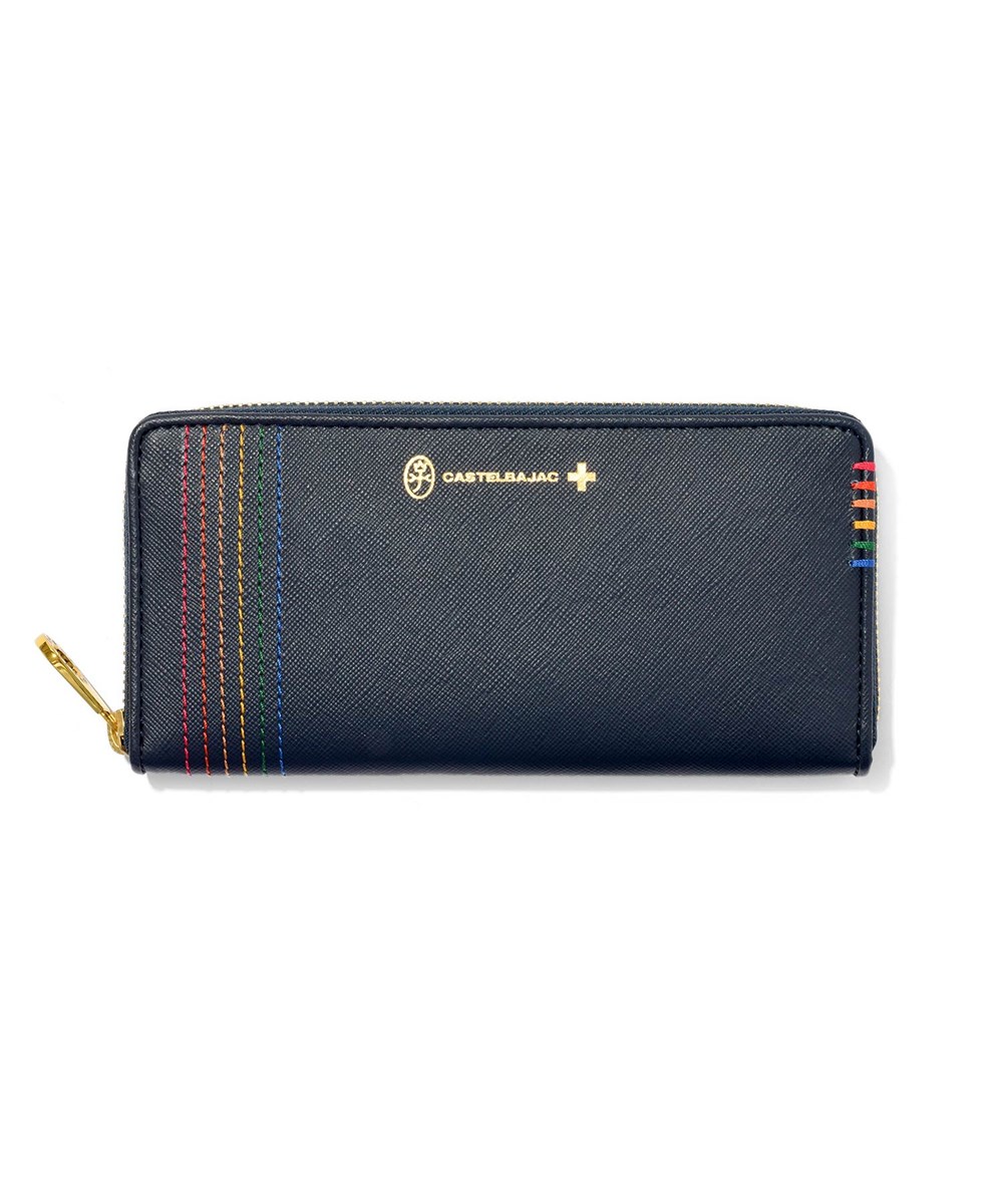 カステルバジャック シェスト ラウンドファスナー長財布 カード段12