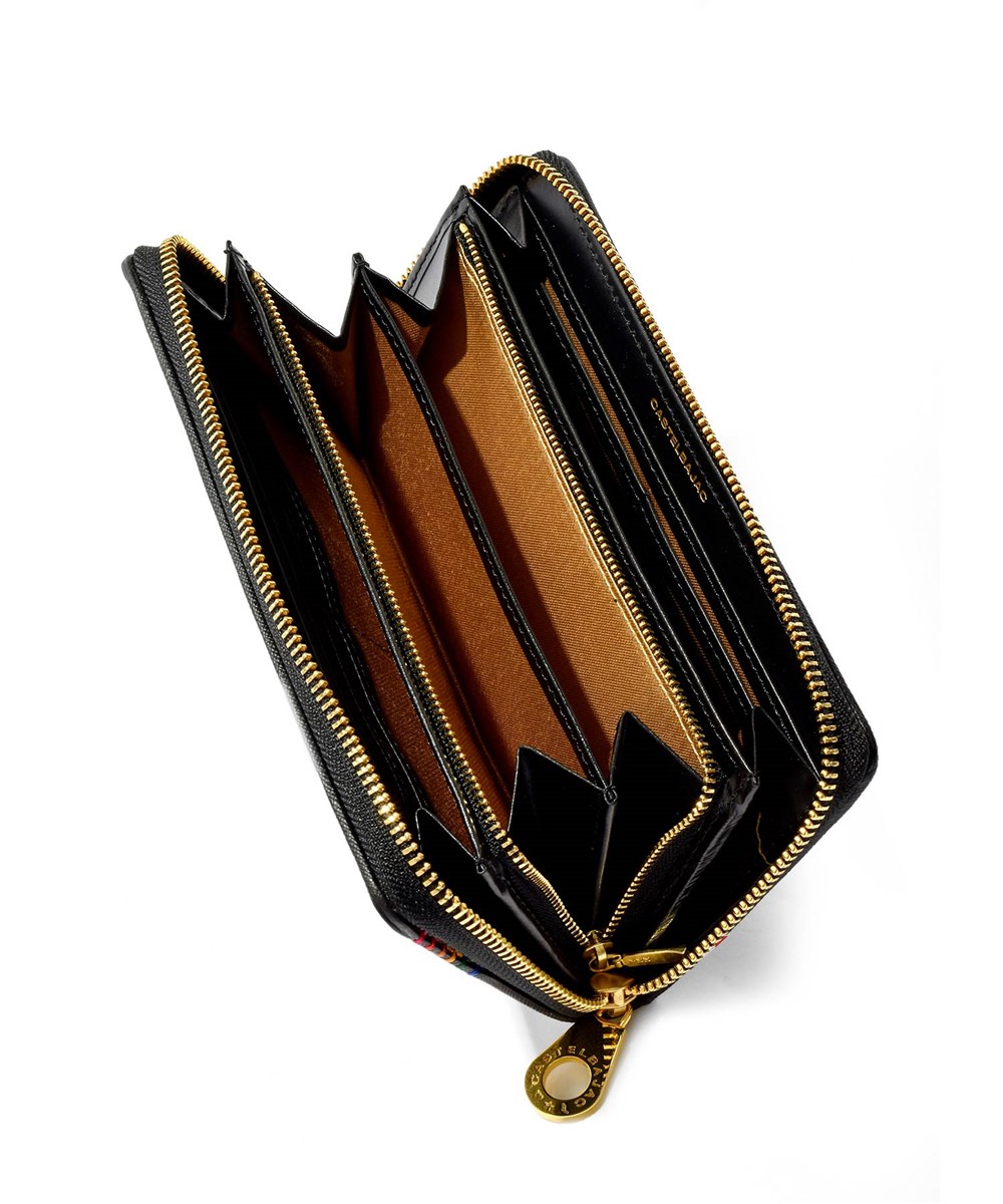 カステルバジャック シェスト ラウンドファスナー長財布 カード段12