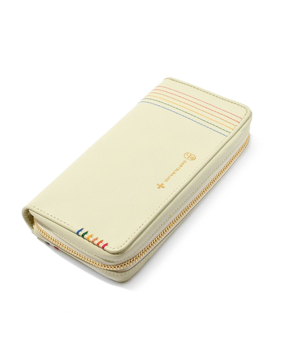 カステルバジャック シェスト ラウンドファスナー長財布 カード段36
