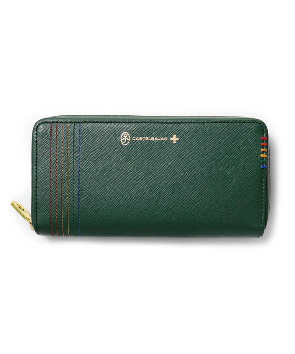 カステルバジャック シェスト ラウンドファスナー長財布 カード段36