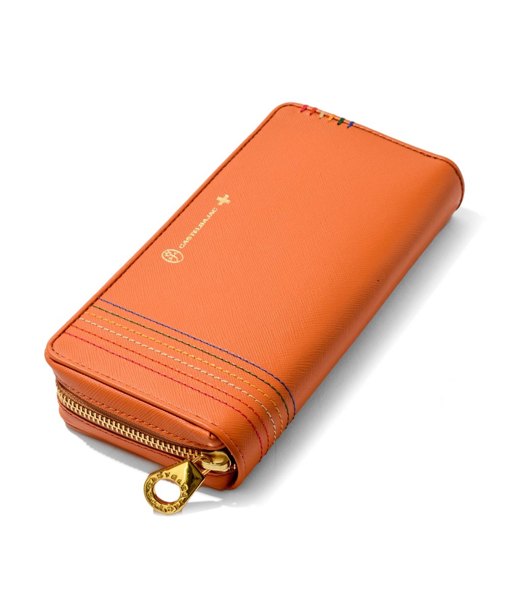 カステルバジャック シェスト ラウンドファスナー長財布 カード段36