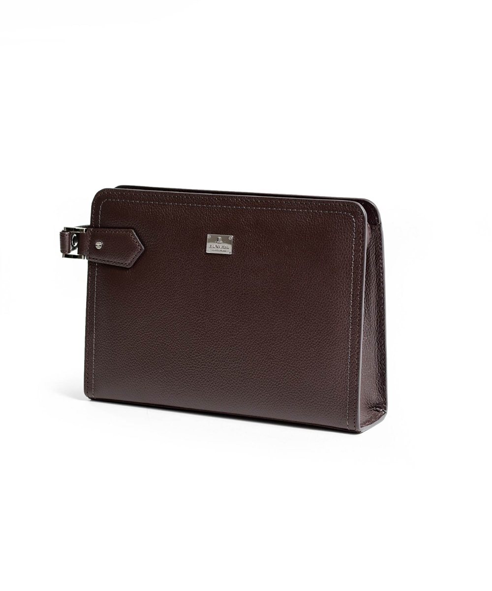 ランバン コレクション マクシム レザーメンズバッグ 25cm