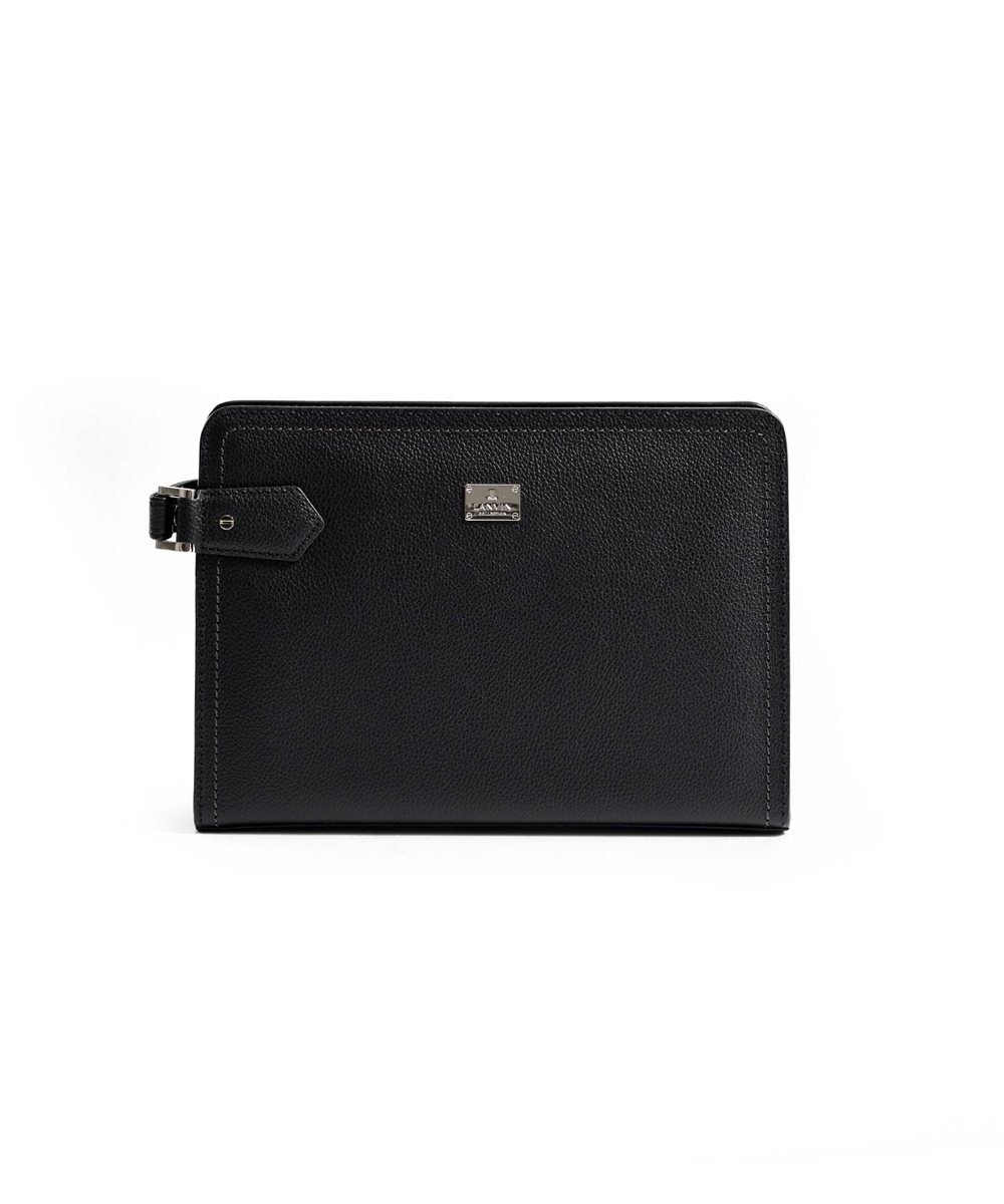 ランバン コレクション マクシム レザーメンズバッグ 25cm