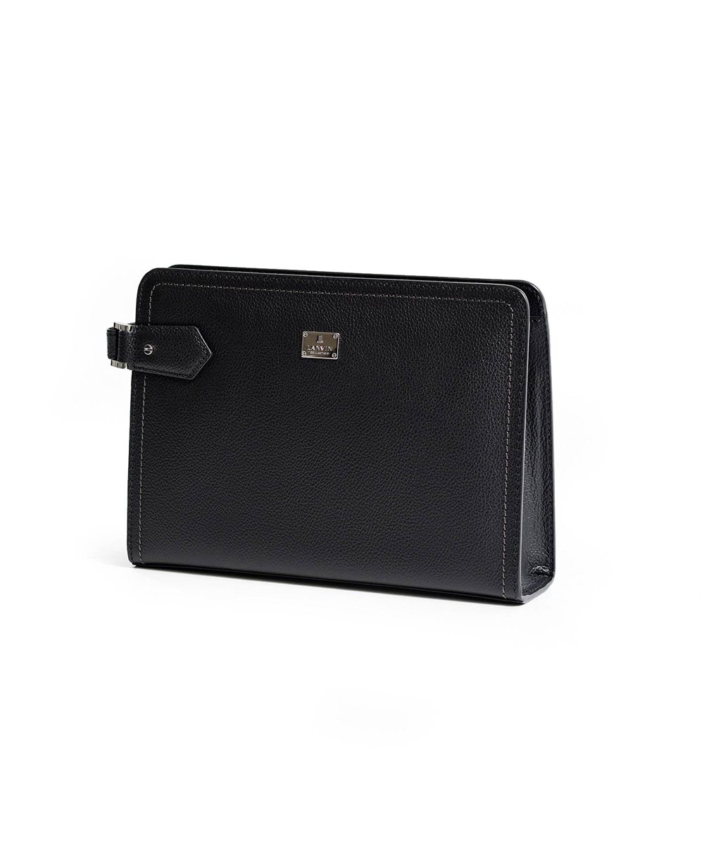 ランバン コレクション マクシム レザーメンズバッグ 25cm