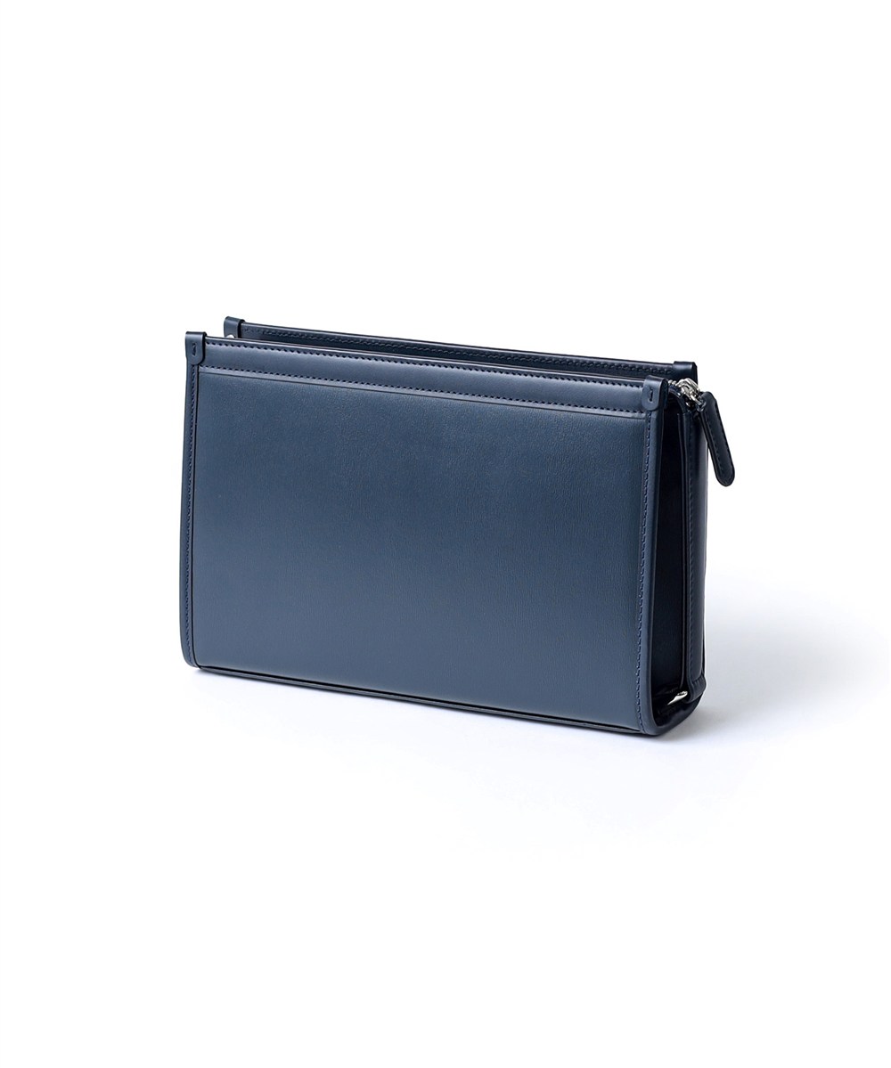 ランバン コレクション ニューフロー レザークラッチバッグ 24cm