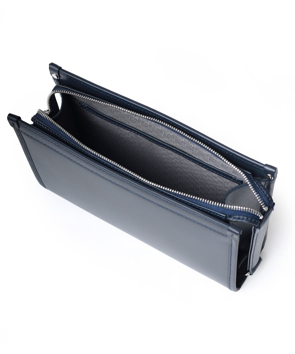 ランバン コレクション ニューフロー レザークラッチバッグ 24cm