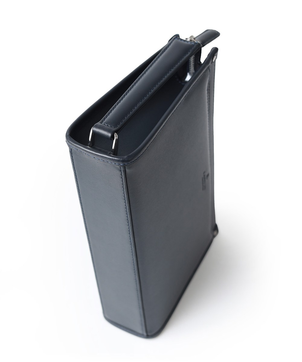 ランバン コレクション ニューフロー レザークラッチバッグ 24cm