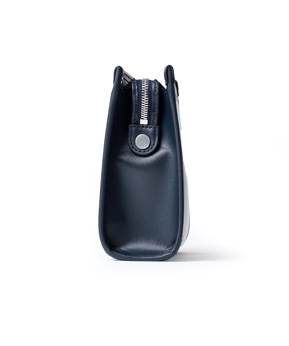 ランバン コレクション ニューフロー レザークラッチバッグ 27cm