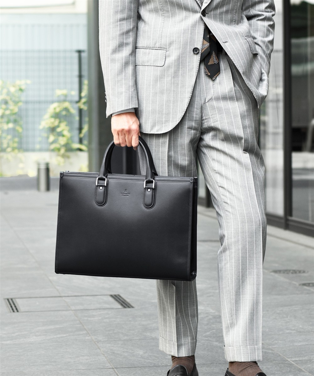 ランバン コレクション ニューフロー レザービジネスバッグ A4