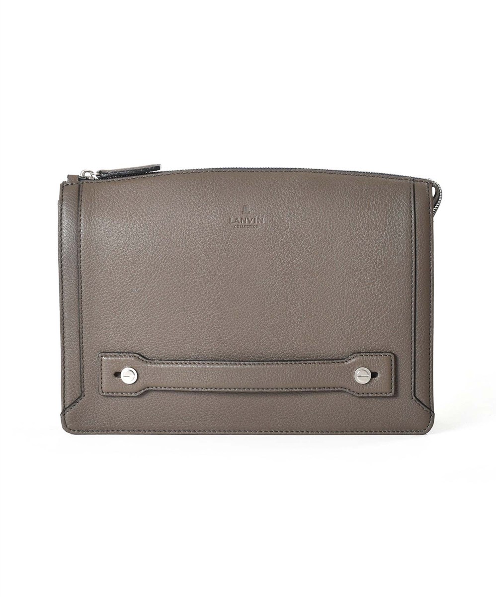 ランバン コレクション コト― レザークラッチバッグ 2WAY B5