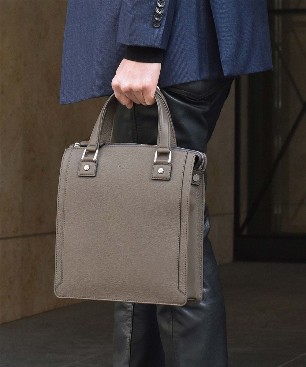 ランバン コレクション コト― レザートートバッグ 2WAY B5