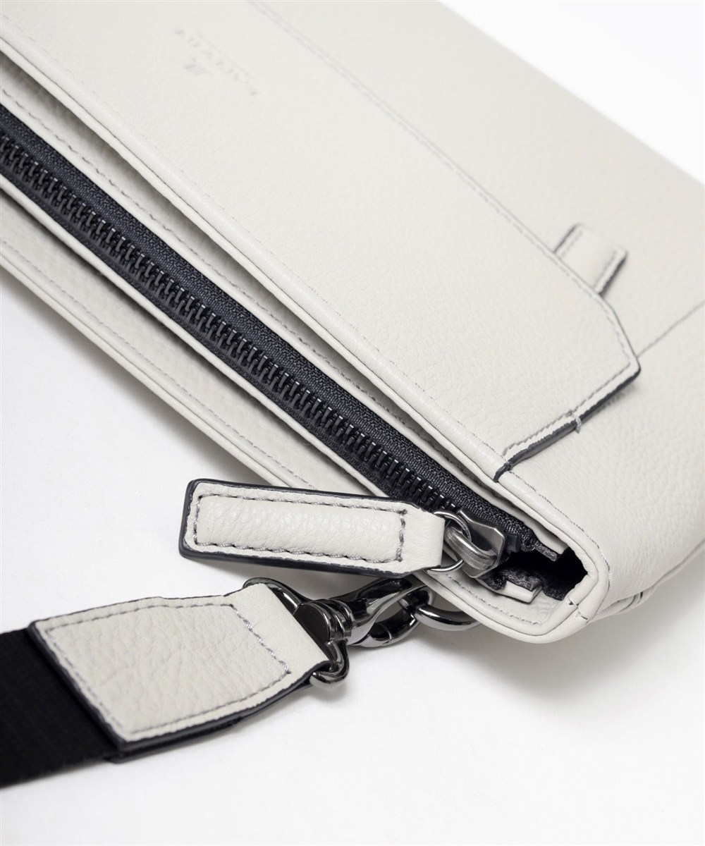 ランバン コレクション カンヌ レザークラッチ兼ショルダーバッグ B5