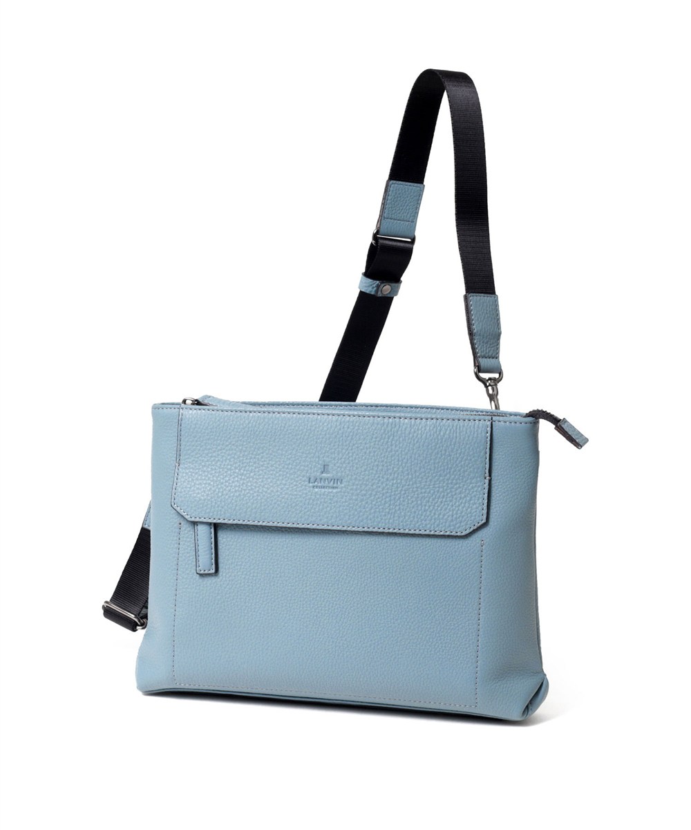 ランバン コレクション カンヌ レザークラッチ兼ショルダーバッグ B5