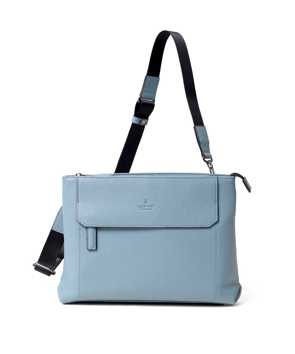 ランバン コレクション カンヌ レザークラッチ兼ショルダーバッグ B5