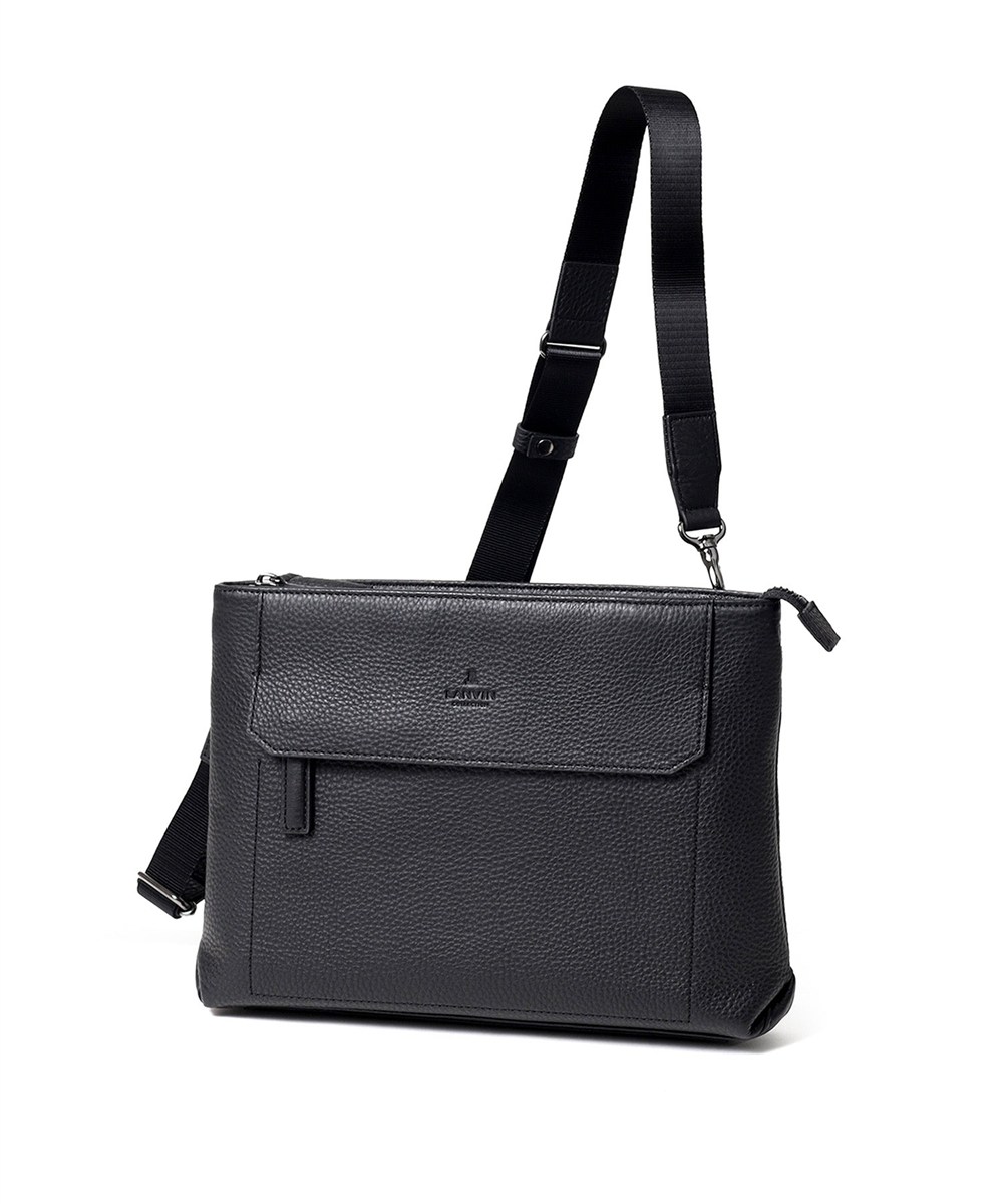 ランバン コレクション カンヌ レザークラッチ兼ショルダーバッグ B5