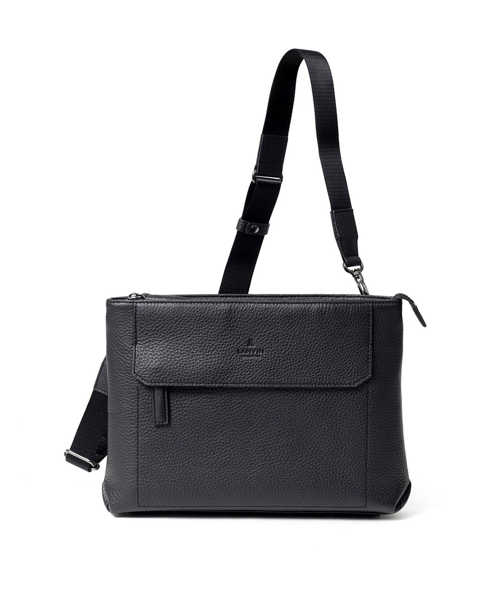 ランバン コレクション カンヌ レザークラッチ兼ショルダーバッグ B5