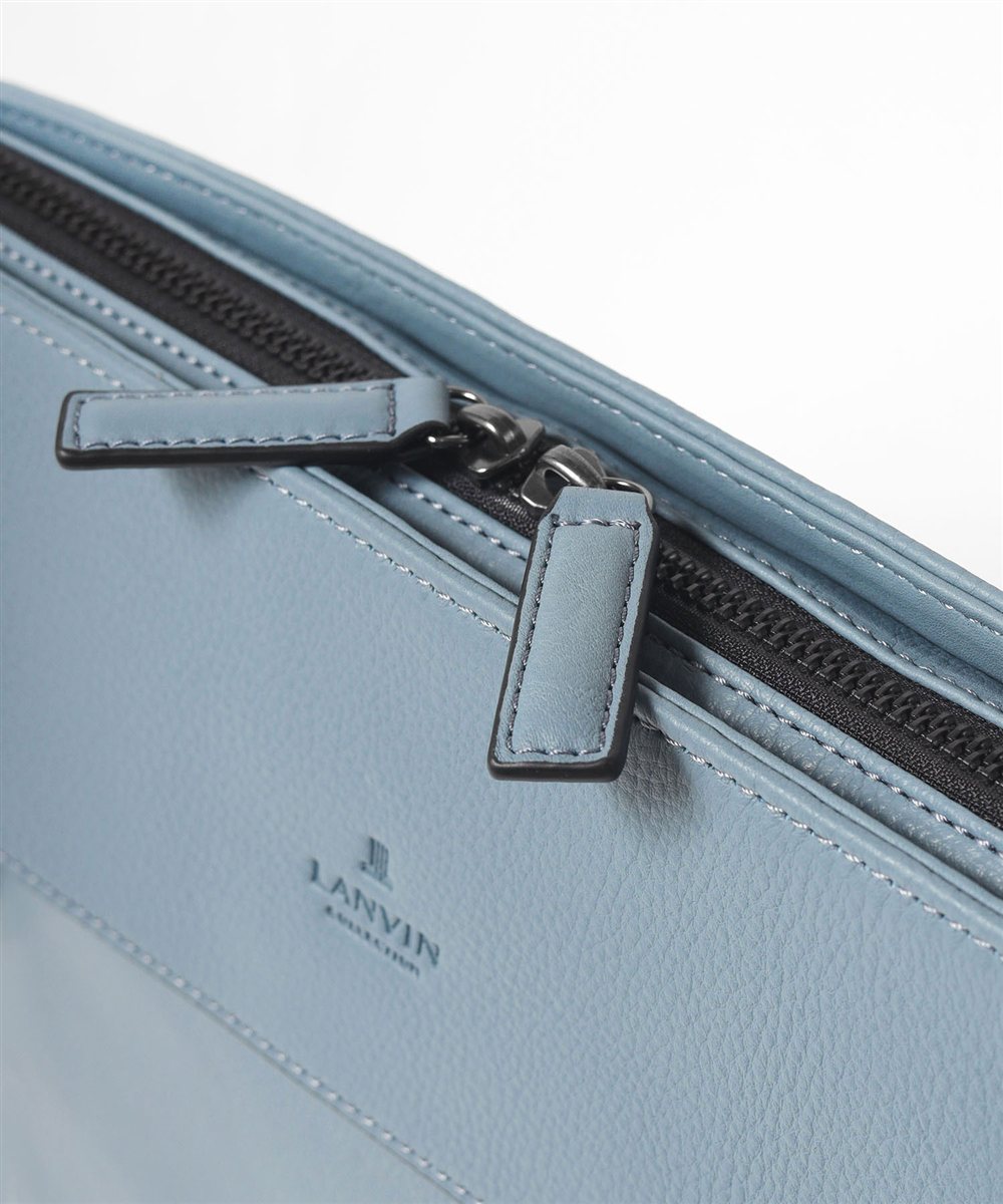 ランバン コレクション カンヌ レザーショルダーバッグ A4