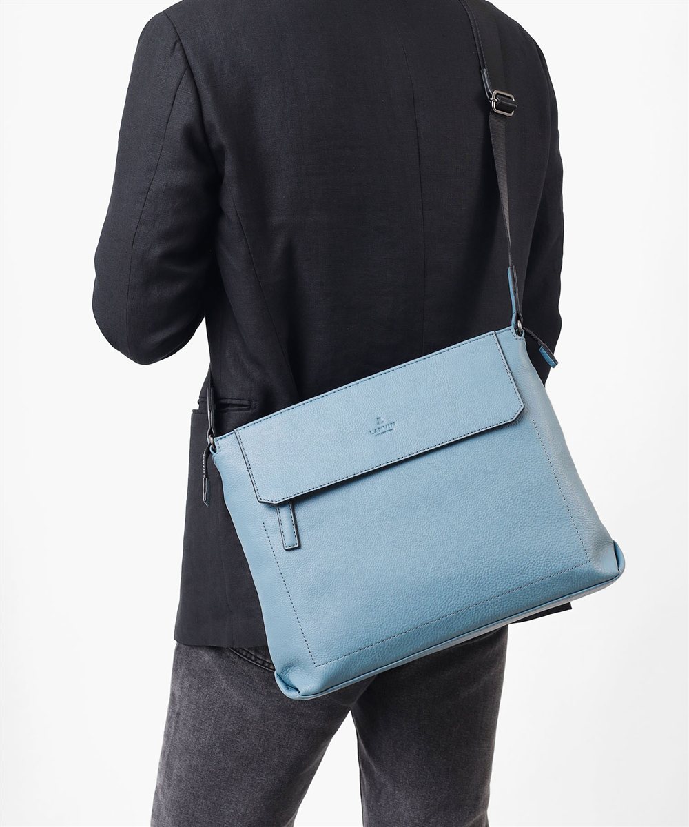 ランバン コレクション カンヌ レザーショルダーバッグ A4