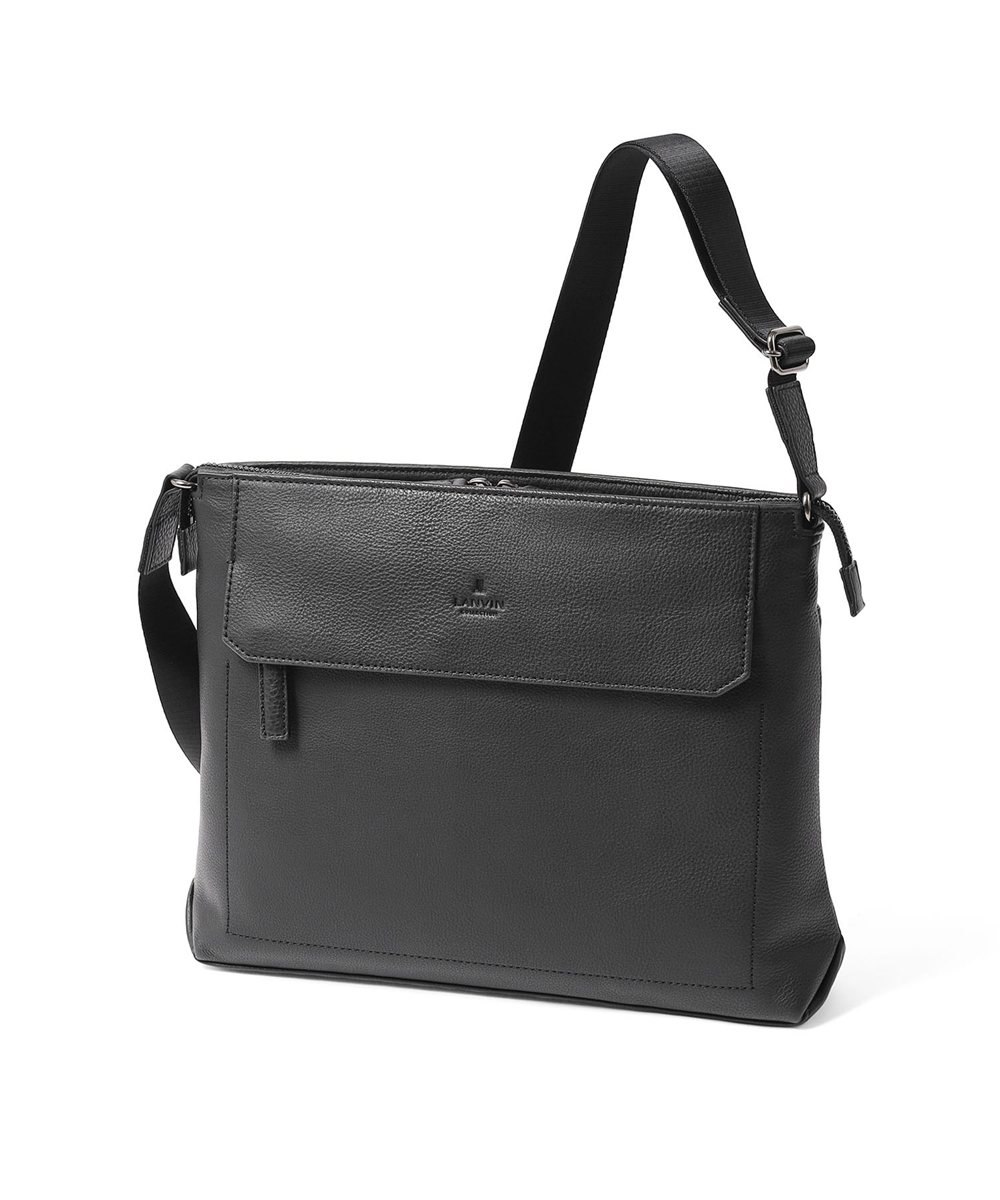 ランバン コレクション カンヌ レザーショルダーバッグ A4