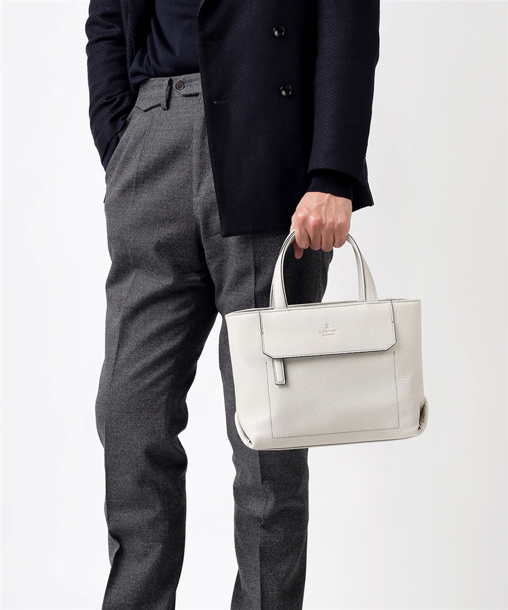 ランバン コレクション カンヌ レザードライビングトートバッグ