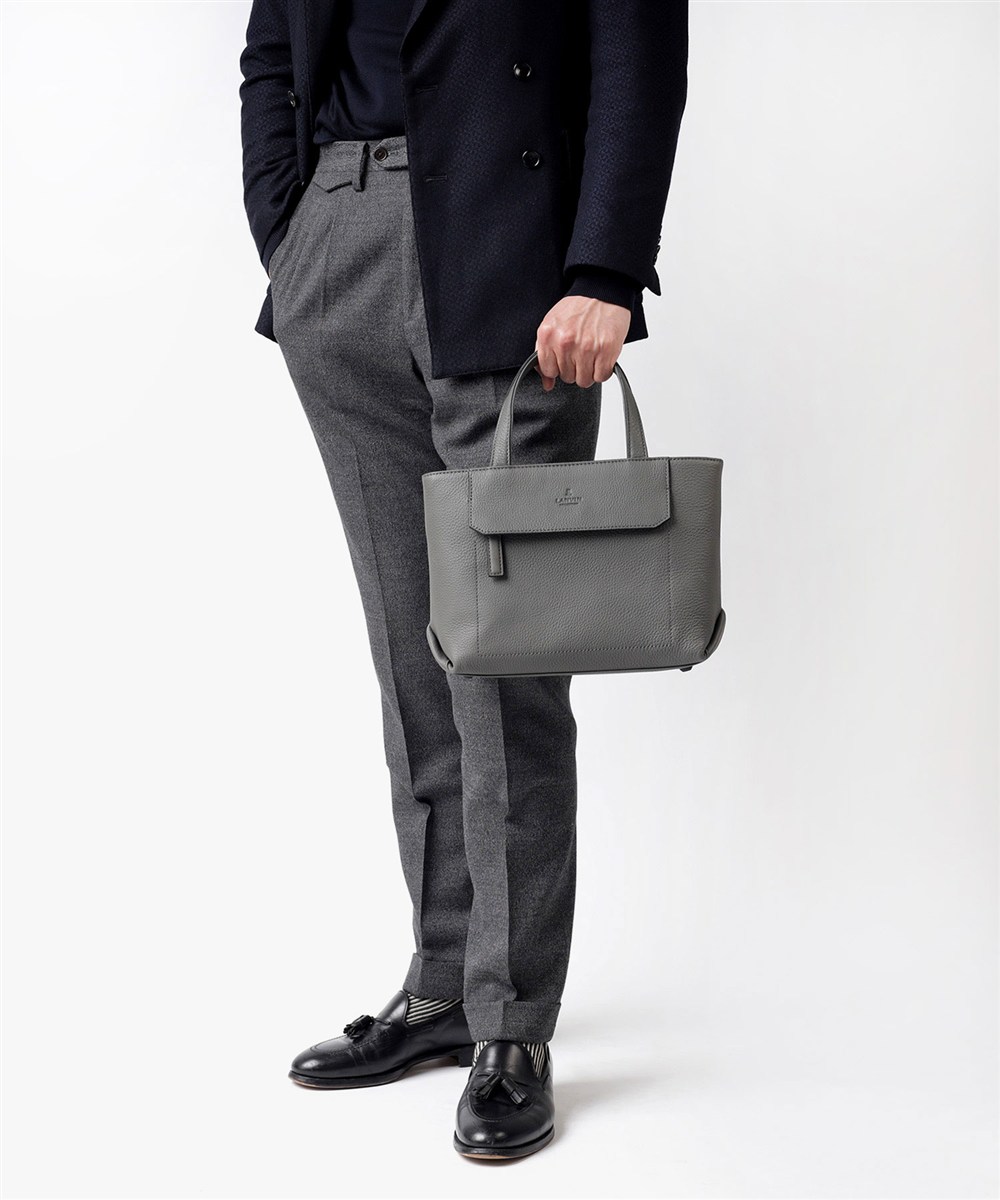 ランバン コレクション カンヌ レザードライビングトートバッグ