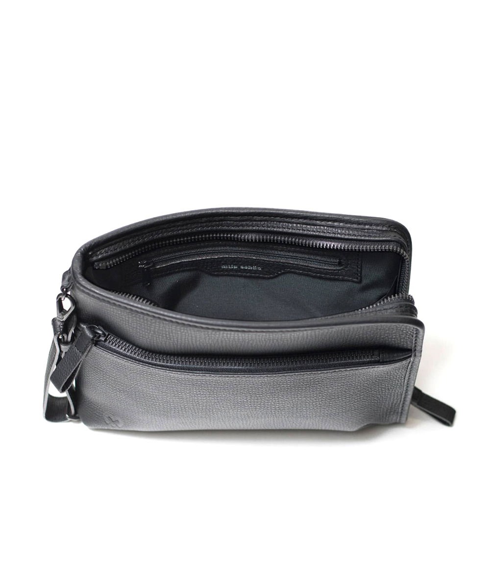 ミラ・ショーン バル レザークラッチショルダーバッグ 2WAY