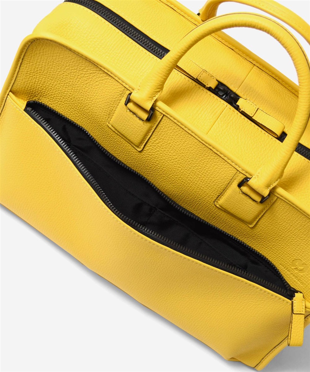 ミラ・ショーン バル レザーボストンバッグ 45cm