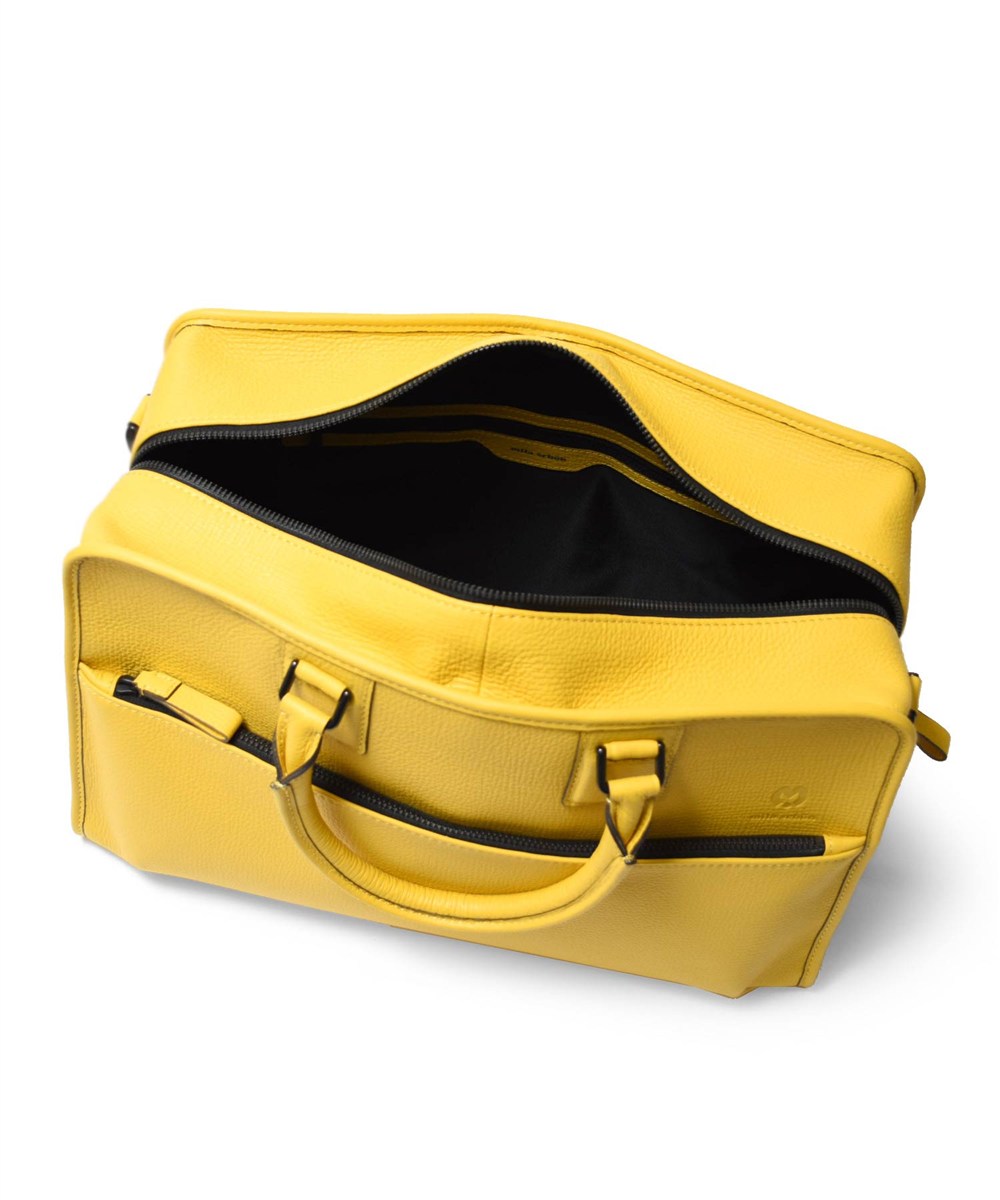 ミラ・ショーン バル レザーボストンバッグ 45cm